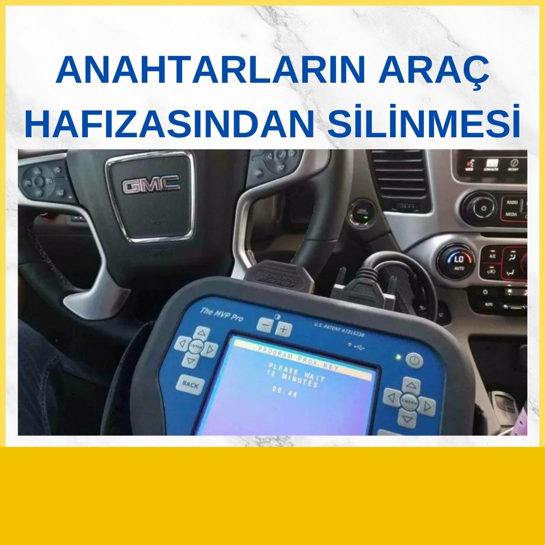 Araç Anahtarlarının Beyinden Silinmesi Hizmeti